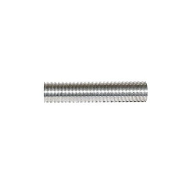 Midwest Rake Ribbed Aluminum Roller Replacement Sleeve, 9in x 2in, 1-1/2in ID 48309